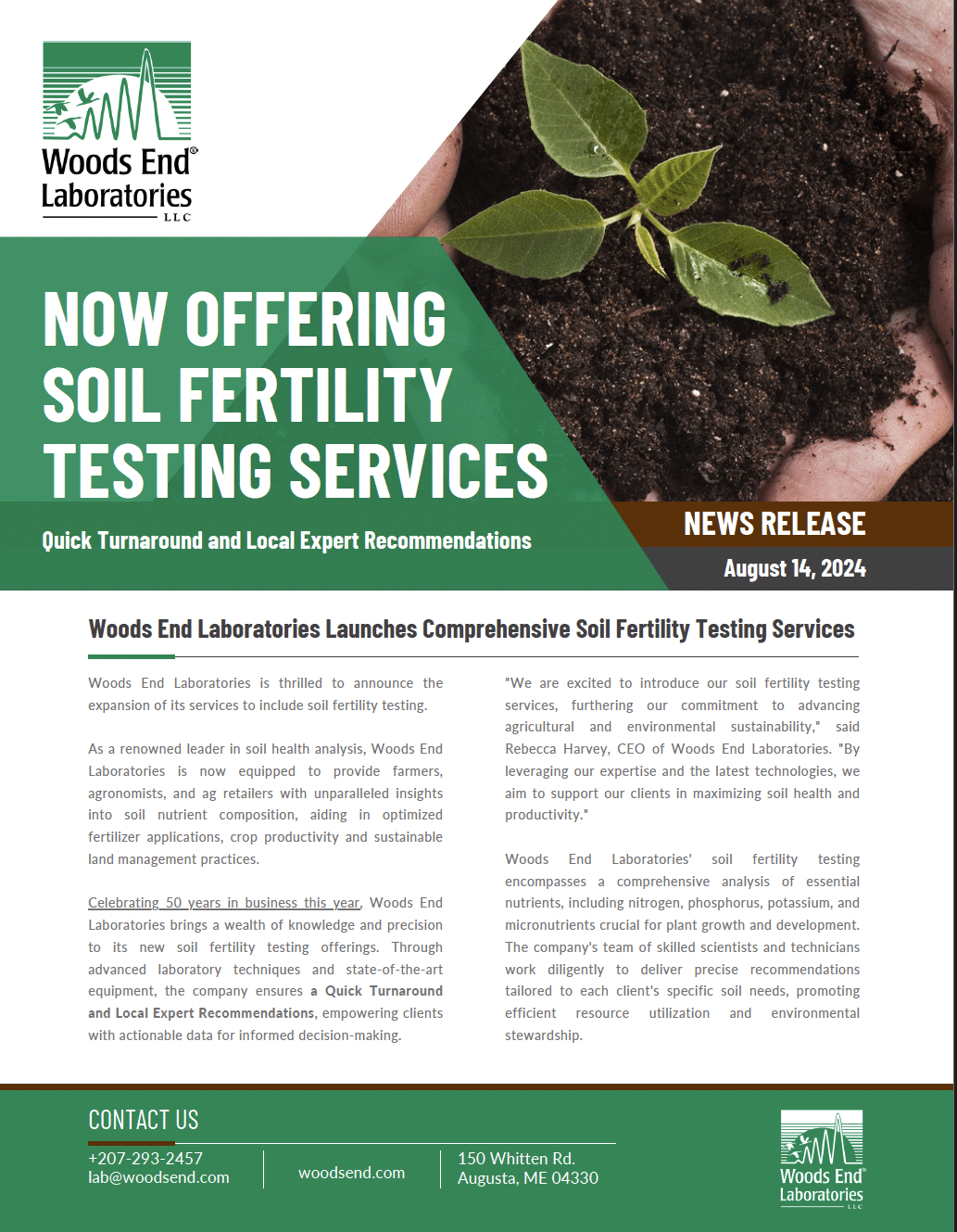 Soil Fertility Testing services